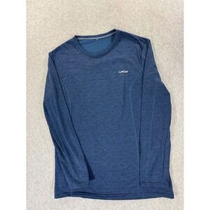 Wed'ze Thermal Long Sleeve Winter Base Shirt (Men's Large) Blue